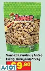 SANCEZ KAVRULMUŞ ANTEP FISTIĞI KURUYEMİŞ 150G SANCEZ KAVRULMUŞ ANTEP FISTIĞI KURUYEMİŞ 150G